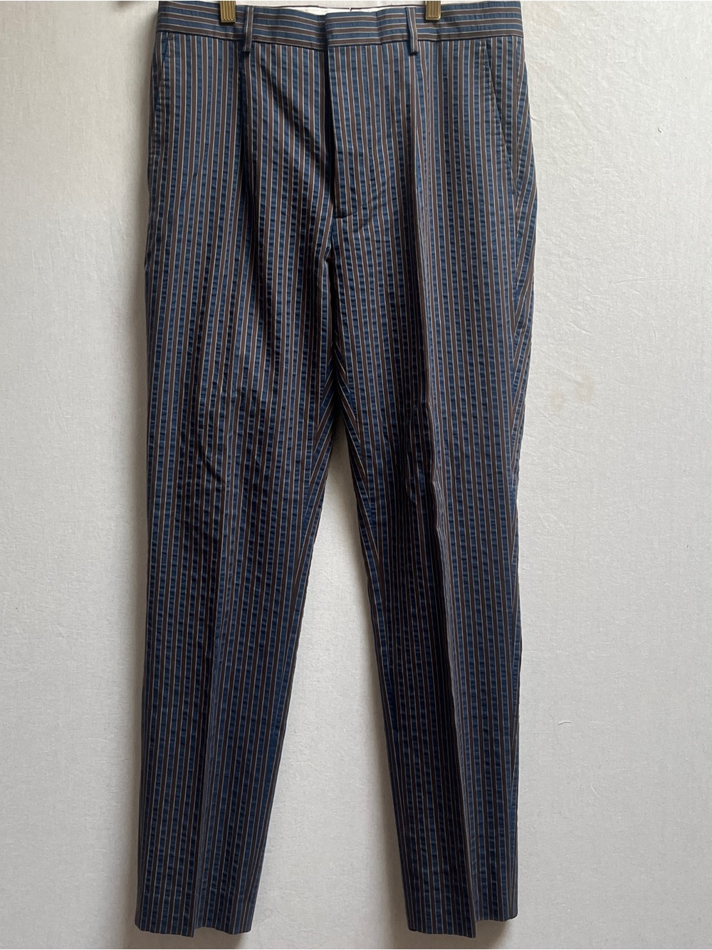 J.Lindeberg Men's Slim Fit Striped Cotton Chino Pants Size US 33